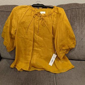 Every blouse front tie size L NWT